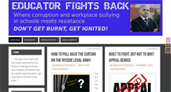Desktop Screenshot of educatorfightsback.org